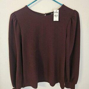 Express size small long sleeve top. New with tags.
